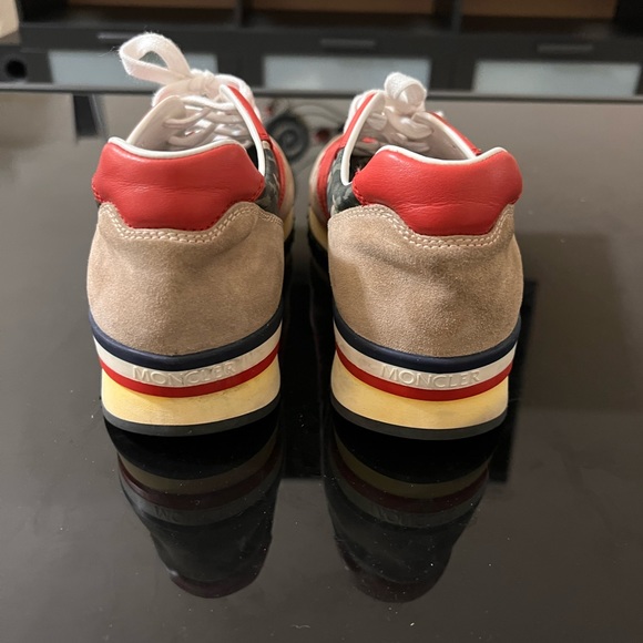 Men Moncler San Diego Logo Sneakers 42 - Picture 3 of 8